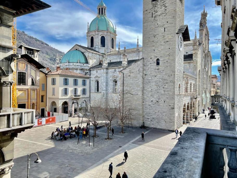 Esclusivo 130Mq Fronte Duomo E Lago E Terrazza كومو المظهر الخارجي الصورة